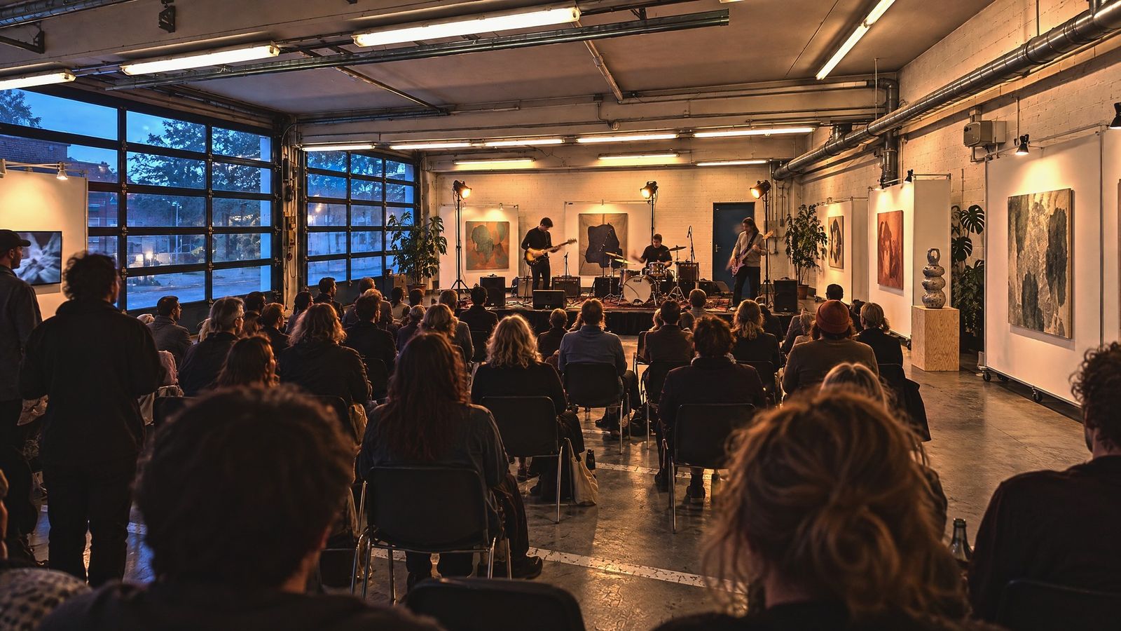 Konzert auf der mobilen Bühne, Visualisierung