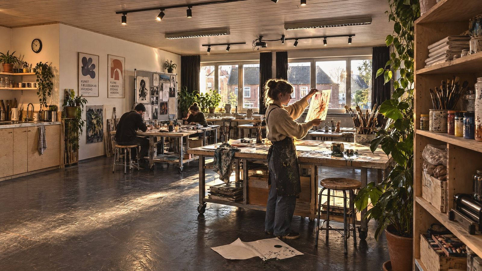 Offene Werkstatt der Kunstschule, Visualisierung
